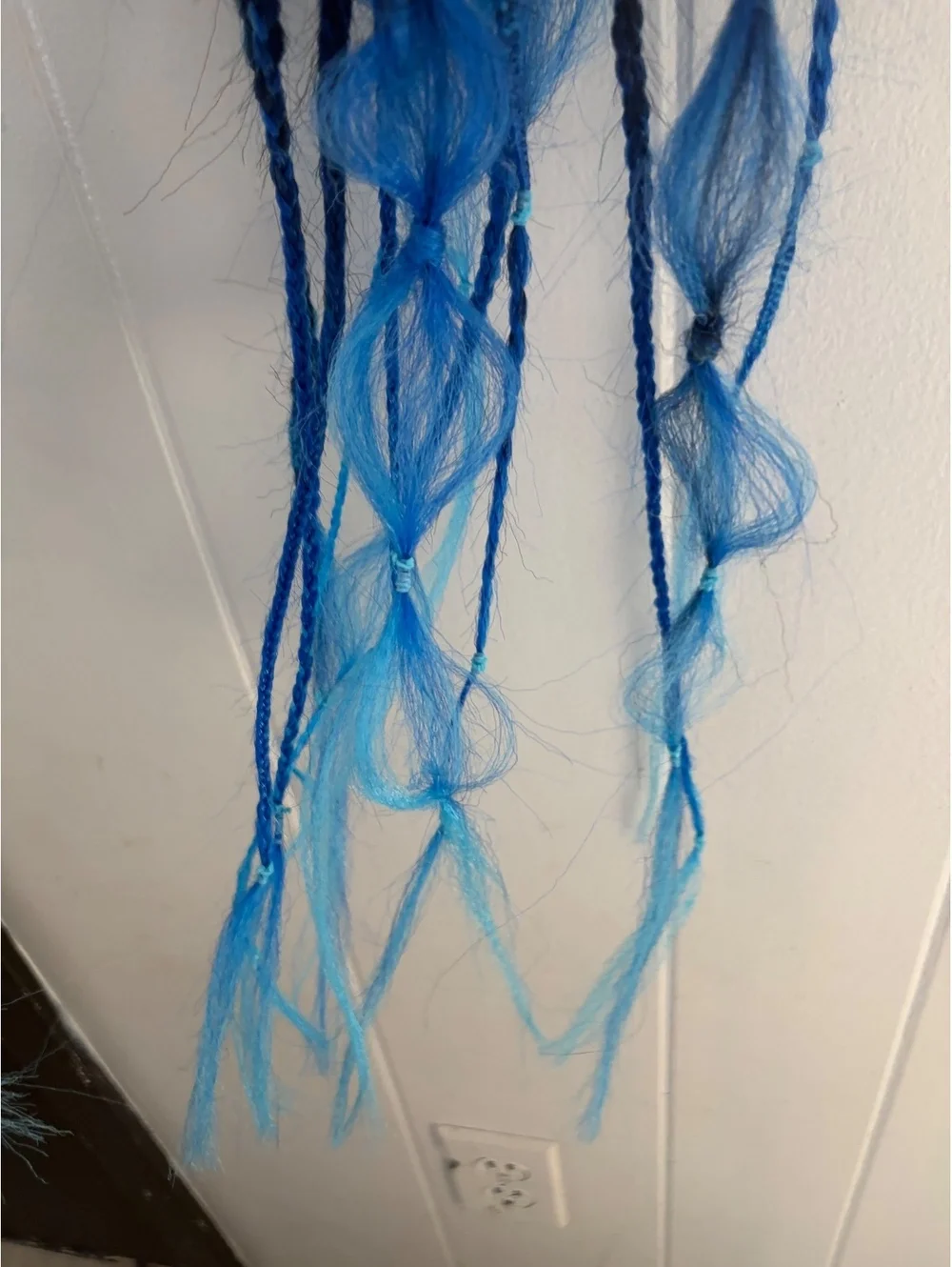Blue Ponytail Hair extensions
